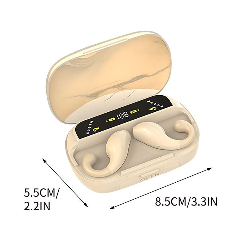 Wireless Bluetooth Smart Display Deep Bass Earbuds