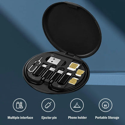 Bluetooth Smartwatch Fitband with Free Multifunctional Data Cable Set