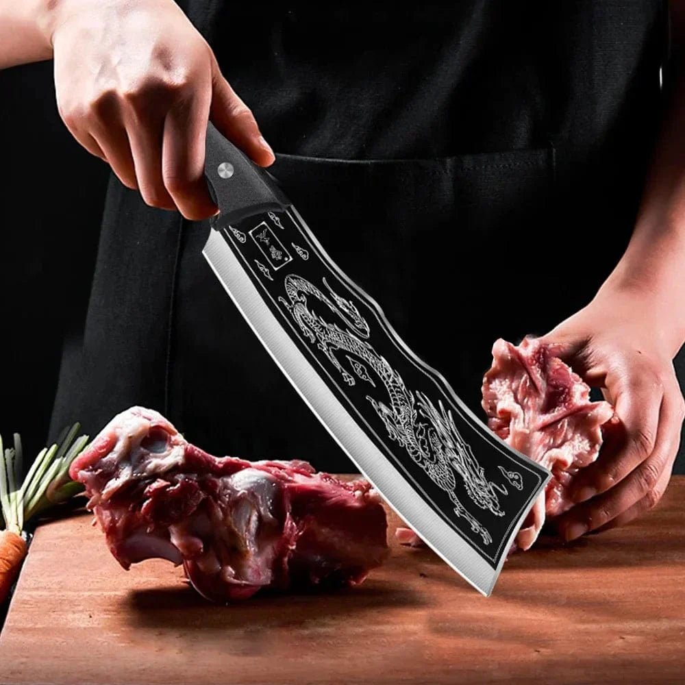 Dragon Knife For Meat & Vegetable Cutting _ Buy One Get One Free @ Just Rs.599/-