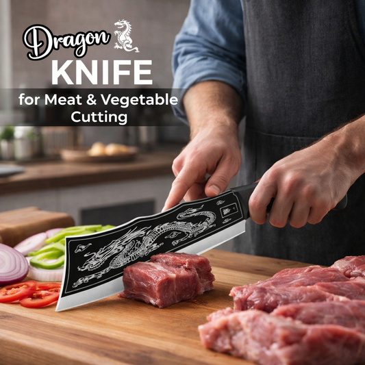 Buy 1 Get 1 Dragon Knife For Meat & Vegetable Cutting @ Just ₹599/-