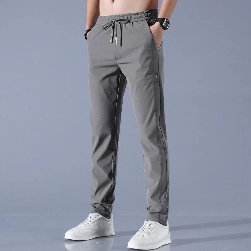 PREMIUM MEN'S HIGH STRETCH SKINNY LYCRA PANTS_ 🔥Buy1 Get 1 Free💥🤩 (Black & Gray) 🔥