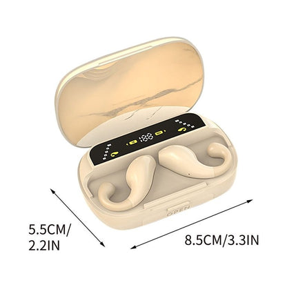 Wireless Bluetooth Smart Display Deep Bass Earbuds